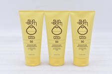 Lot of 3 Sun Bum Kids Clear Sunscreen Lotion SPF 50 6oz Exp: 11/26