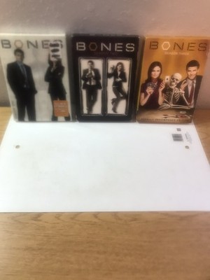 BONES THE COMPLETE FIRST SECOND THIRD SEASON 1 2 3 ONE TWO THREE DVD & SLIPCOVER