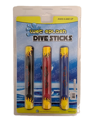 Wet Splash Dive Sticks Pool Toy Swim Class Soft Fabric Learn to Swim Diving Game