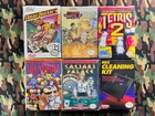 Lot 6 NES CIB Games – Dr Mario Tetris 2 Operation Wolf + Cleaning Kit Tested