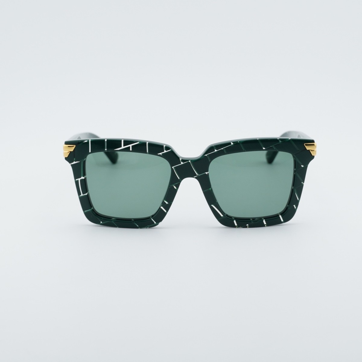 Bottega Veneta BV1005S 008 Green/Green 53-21-145 Sunglasses  display picture 3