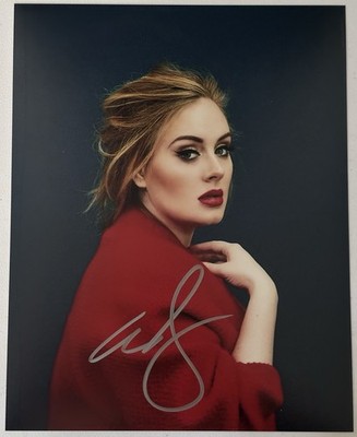 Adele Signed Photo, 8x10 with COA,