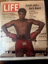 Muhammad Ali, Time Life Magazine.  October 23, 1970. Historical Collectors’ Item