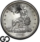 1875 Trade Dollar, Uncirculated Details, Chop-Marks, Great Sharp Strike!
