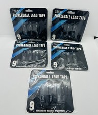 9 Pack 3g Weighted Lead Tape for Pickleball Paddles - Pre Cut One Size. X5 Packs