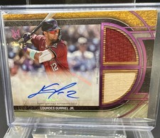2025 Topps Museum Lourdes Gurriel Jr. Dual Relic Auto Diamondbacks 30/75