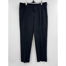 Vince Womens Black Pinstripe Straight Leg Dress Pants Size 8