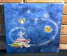 SUPER MARIO GALAXY - SOundtrack, Limited Import BLUE COLORED VINYL LP New!