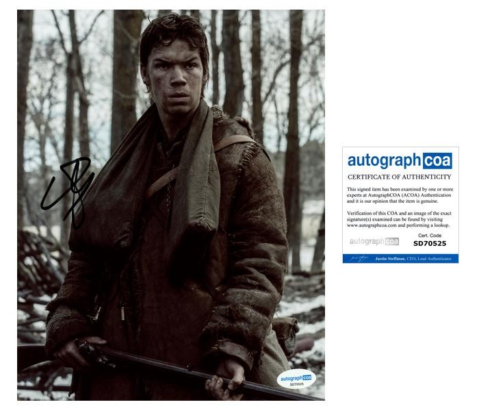 Will Poulter "The Revenant" AUTOGRAPH Signed 'Bridger' 8x10 Photo ACOA