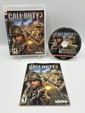 Call Of Duty 3 - Sony Playstation 3 PS3 - CIB Complete w/ Manual - Tested