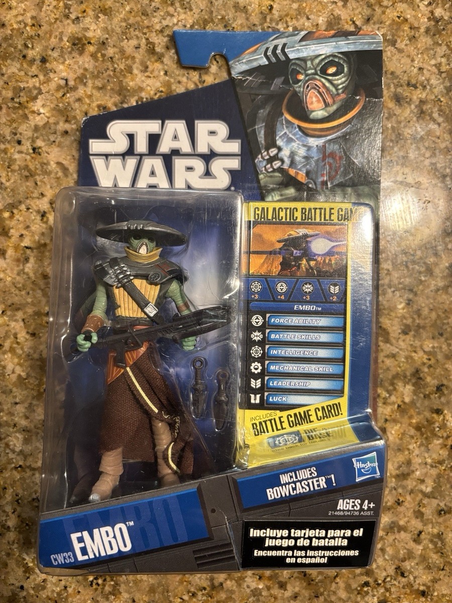 Star Wars Clone Wars CW33 Embo Bounty Hunter Action Figure | eBay