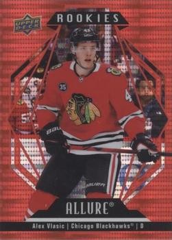 2022-23 Upper Deck Allure #129 Alex Vlasic Red Rainbow