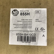 Allen Bradley Bulletin 855H-BA10CD Series A 110VAC  Audible Signal Device