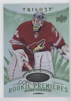 2014 Trilogy Level 1 Premieres Radiant Green 187/199 Mark Visentin Rookie RC 1s8