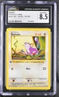 1999 Pokemon Base Set Rattata 61/102 1st Edition CGC 8.5 #61/102