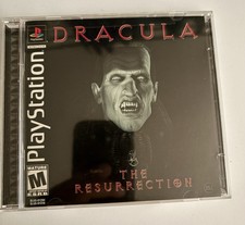 Dracula The Resurrection Playstation PS1 CIB Disks Manual Reg Card Authentic