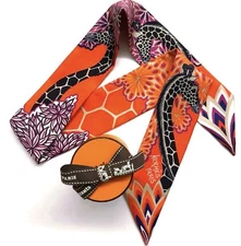 Hermes Scarf Twilly The Three Graces Silk Square SeeDescription