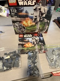 Lego 7657 Star Wars AT-ST Walker Set 100% Complete Mint Condition