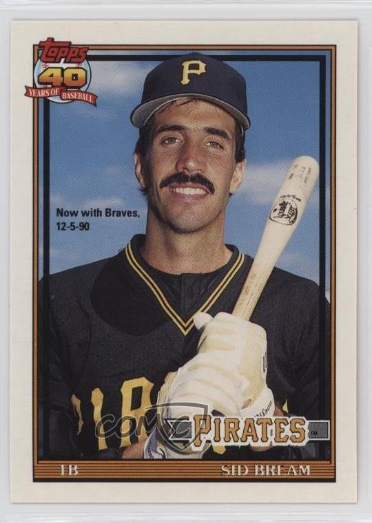 1991 O-Pee-Chee Sid Bream #354 0wl9