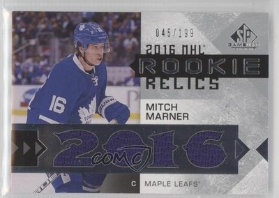 2016 SP Game Used Edition Rookie Relics Blends /199 Mitch Marner #RRB-MM RC ny5