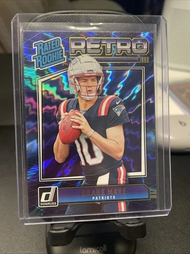 2024 Panini Donruss - Rated Rookie Retro Drake Maye #16 (RC)