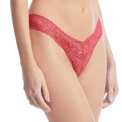 Hanky Panky Signature Lace Low Rise Thong   Burnt Sienna Red | One Size