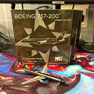 NG Model Boeing 757 200 1:400 TCS World Travel G TCSX Limited Edition