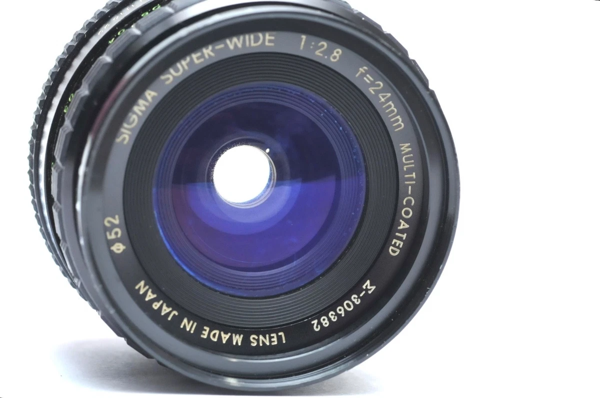 Sigma f/2.8 Camera Lenses 24mm Focal for sale - eBay