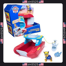 Paw Patrol Sea Patroller Vehicle with Chase  Shark Figure - 2 Fun Patrol Modes 