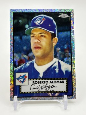 Roberto Alomar 2021 Topps Chrome Platinum Mini-Diamond 70th Anniversary 49/70