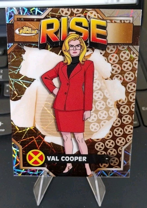 2025 Topps Finest X-Men '97 #31 Val Cooper Laser Refractor #176/199 Rise R14
