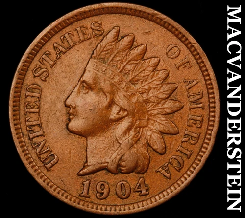 1904 Indian Head Cent- Extra Fine Better Date No Reserve #i9098
