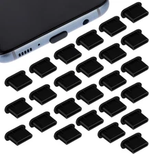 25Pcs USB C Dust Plug USB Type C anti Dust Plugs Cover Type C Charging Port Plug