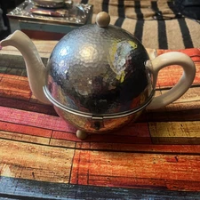 Vintage CELTIC ,,Quality ,,Plate  Art Deco Silver Plated Thermal Ball Teapot