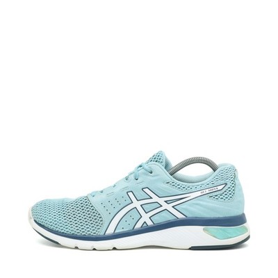 ASICS Damen Gel-Moya Sportschuh Blau/Weiß Niedrig Laufschuh EU 39.5
