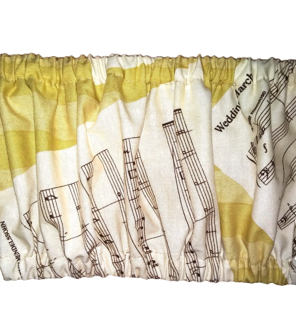 LARGE Bird CAGE Seed Catcher Skirt ONLY "Sheet Music"