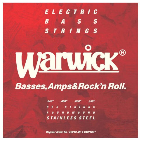 Saiten E-Bass Warwick RedLabel 040-100 Bass Saiten NEU 2190₽