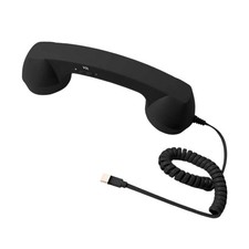 Retro Phone Handset Vintage with Microphone  Speaker for Mobile Phone Calls