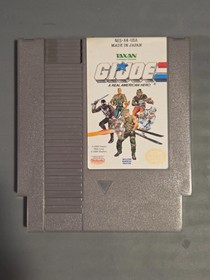 Retro Original Nintendo NES GI Joe Real American Hero Game w/ Manual - Tested