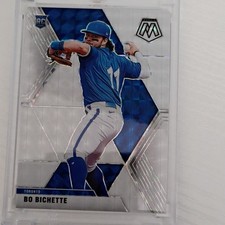 2020 Panini Chronicles Mosaic Bo Bichette #14 White Prizm Rookie /25 Blue Jays