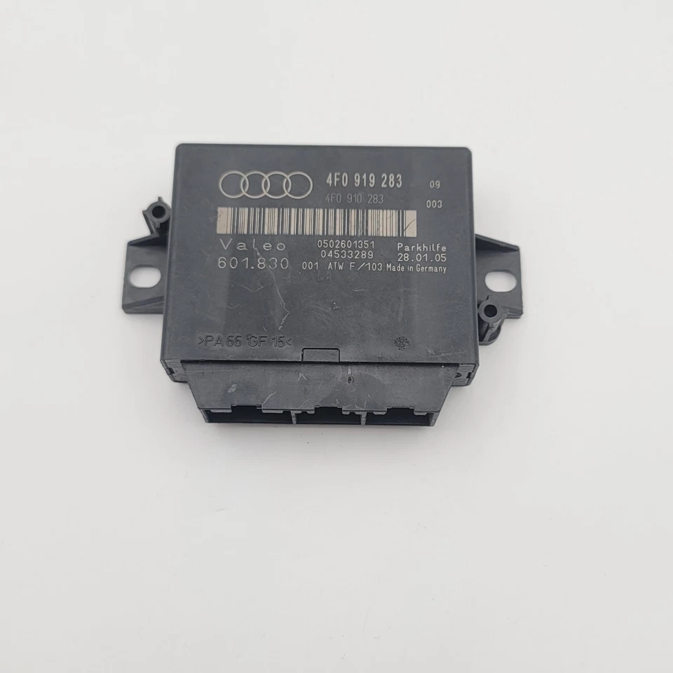 Audi A6 Quattro 2007 2008 módulo de control de asistencia de estacionamiento 4F0919283F fabricante de equipos originales Foto 3 de 4