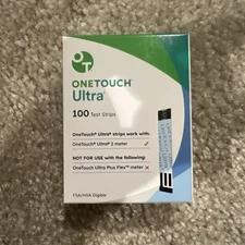 OneTouch Ultra Test Strips 100ct Expiration 3-31-2026 Brand New