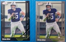 Drew Allar #15 (2026 Sage) Base & Black Parallel Set