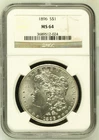 1896 Morgan Silver Dollar NGC MS-64