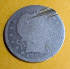 1892S Barber Quarter lower grade~filler coin~damaged but get it cheap~