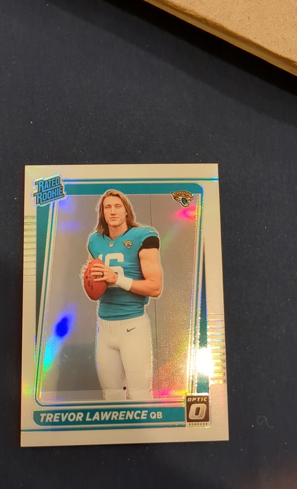 2021 Panini Optic - Rated Rookie Trevor Lawrence #201 Holo Prizm Variation (RC)