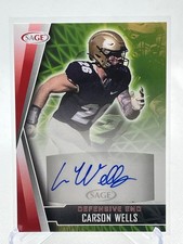 2022 Sage Low Series Autograph #A-CW Carson Wells - Red
