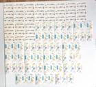 Vtg Mrs Grossman's Stickers 32 Sheets BABY Assorted Lot#1