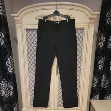 Betabrand Classic Dress Pant Yoga Pant Straight Leg W0076 Black Womens XL Long