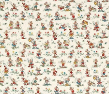 DISNEY HOME SANDERSON X CURTAIN FABRIC Mickey & Minnie 2.6 METRE ALLSORTS COTTON